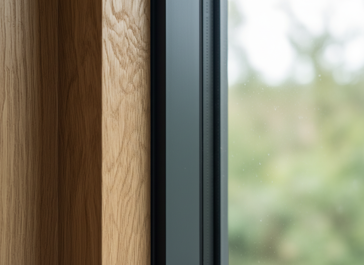 Detajl vgrajenih panoramskih sten